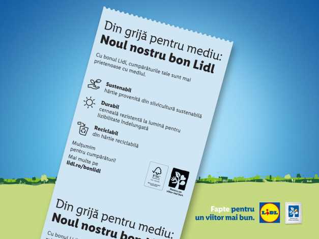 Nu poluării! Kaufland și Lidl introduc bonul albastru