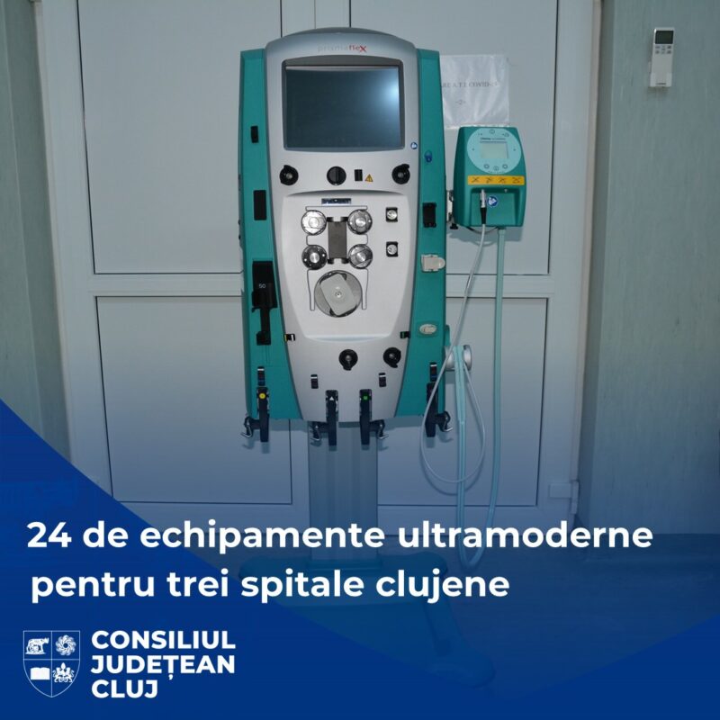 Trei spitale clujene dotate cu peste 20 de noi echipamente medicale ultramoderne