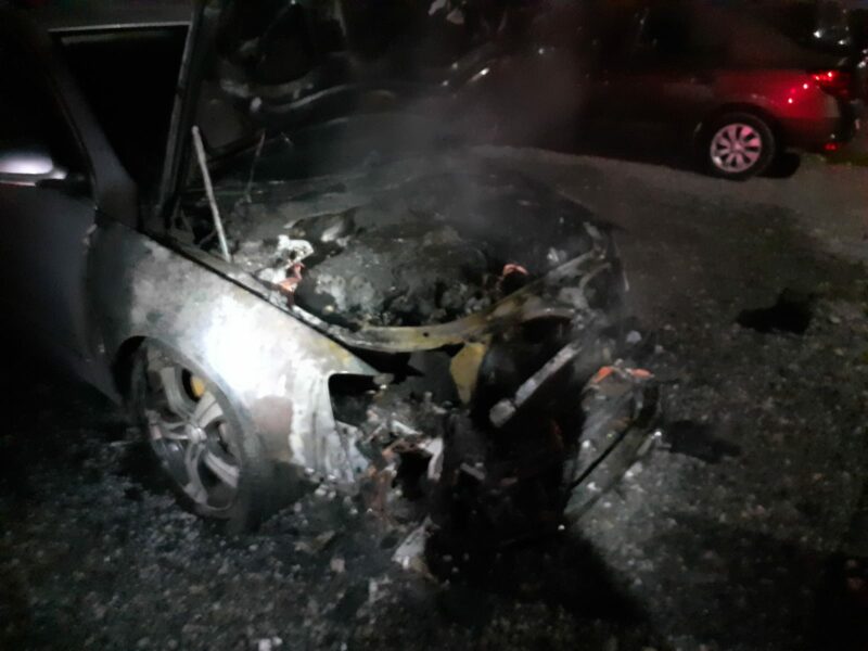 CLUJ | Mașină cuprinsă de flăcări