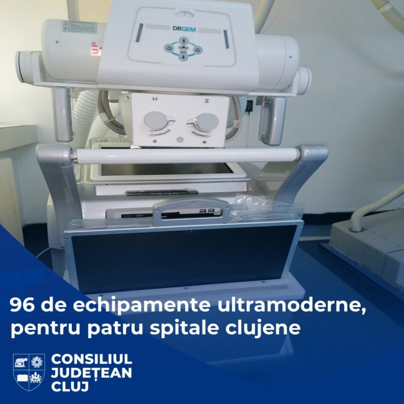 Echipamente medicale în valoare de circa 6 milioane de lei, pentru patru spitale clujene