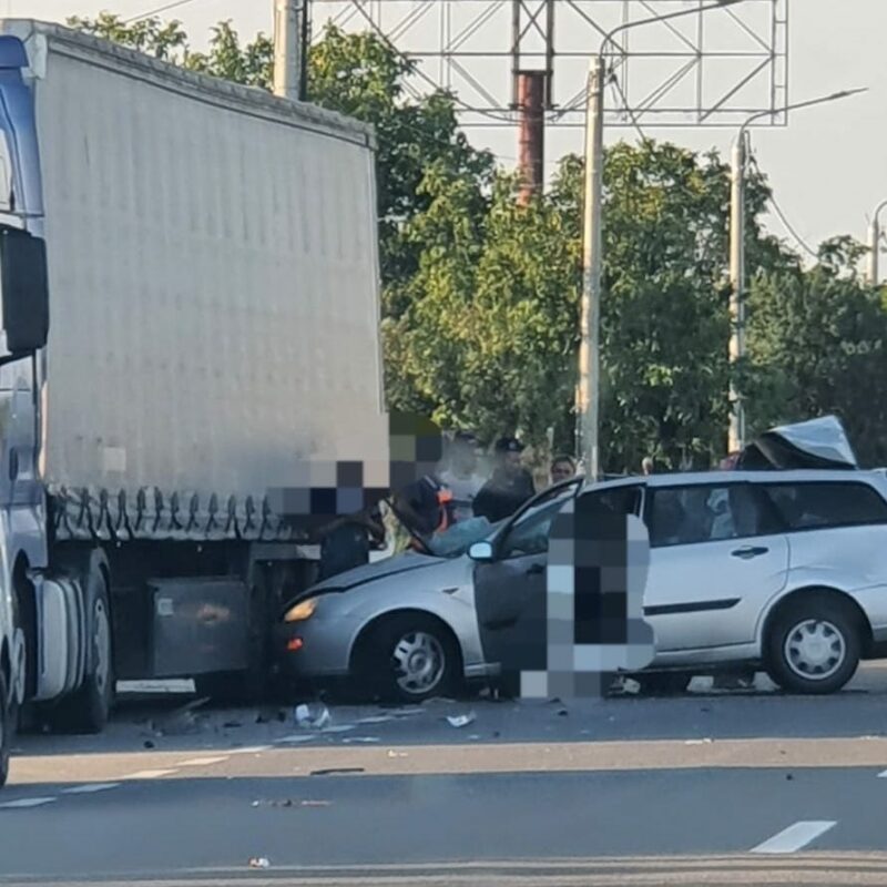 VIDEO Grav accident la Jucu | Intervine elicopterul SMURD. O femeie a decedat