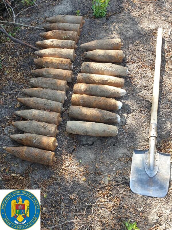 Un adevărat arsenal din Al Doilea Război Mondial descoperit în Satu Mare