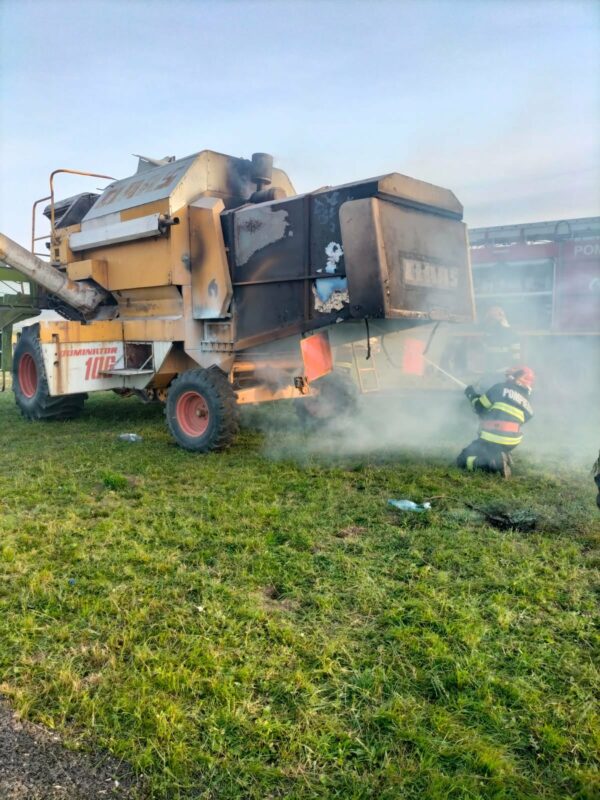 FOTO Mureș | Incendii pe bandă rulantă într-o singură zi