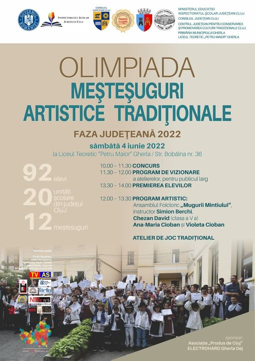 𝗢𝗹𝗶𝗺𝗽𝗶𝗮𝗱𝗮 „𝗠𝗲ș𝘁𝗲ş𝘂𝗴𝘂𝗿𝗶 𝗔𝗿𝘁𝗶𝘀𝘁𝗶𝗰𝗲 𝗧𝗿𝗮𝗱𝗶ţ𝗶𝗼𝗻𝗮𝗹𝗲” – 𝗳𝗮𝘇𝗮 𝗷𝘂𝗱𝗲ţ𝗲𝗮𝗻ă 𝟮𝟬𝟮𝟮, 𝗱𝗲𝘀𝗳ăș𝘂𝗿𝗮𝘁ă 𝗹𝗮 𝗚𝗵𝗲𝗿𝗹𝗮