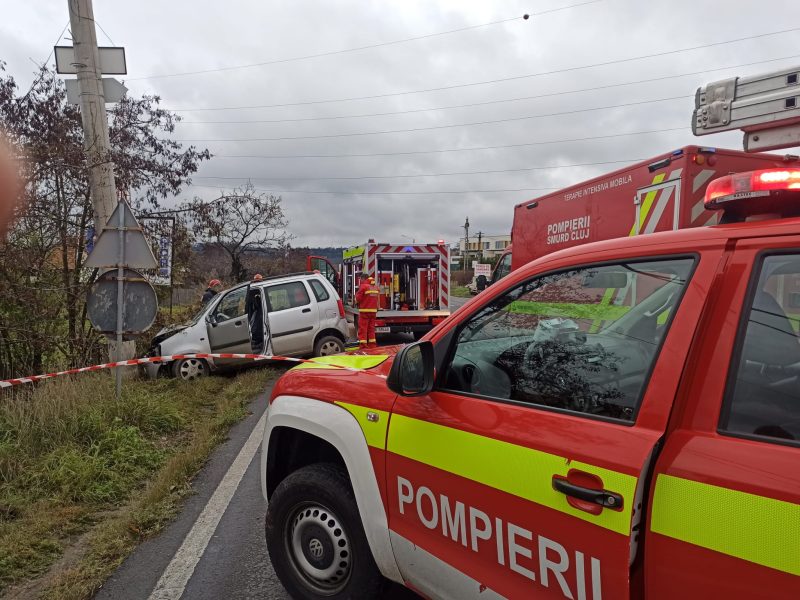 Accident pe Calea Turzii din Cluj-Napoca. Circulația blocată pe un sens