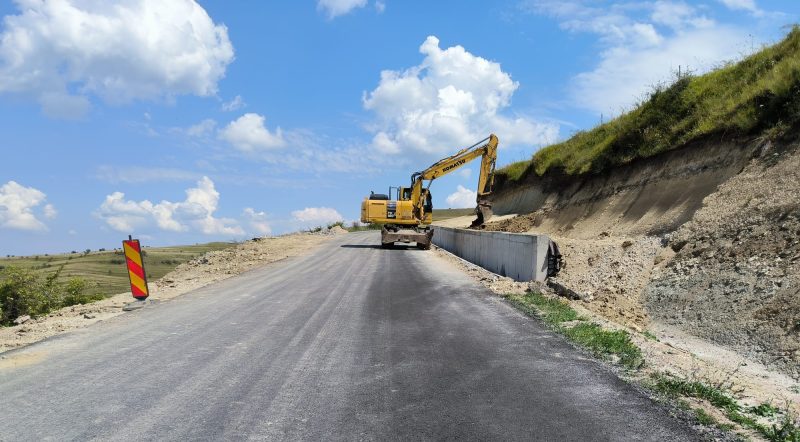 CJ Cluj | Drumul județean Mănăstireni – Călata – Mărgău modernizat în proporție de peste 80%