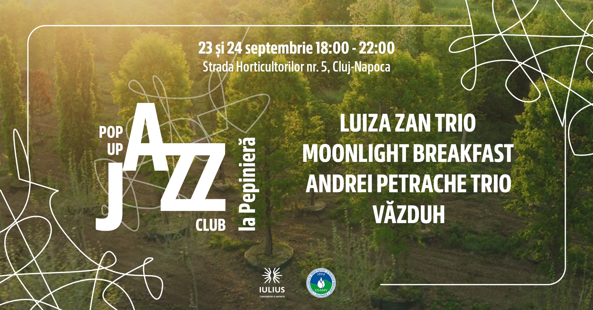 POP-UP JAZZ CLUB, nouă inițiativă JAZZ IN THE PARK se pregătește de debut la Cluj-Napoca