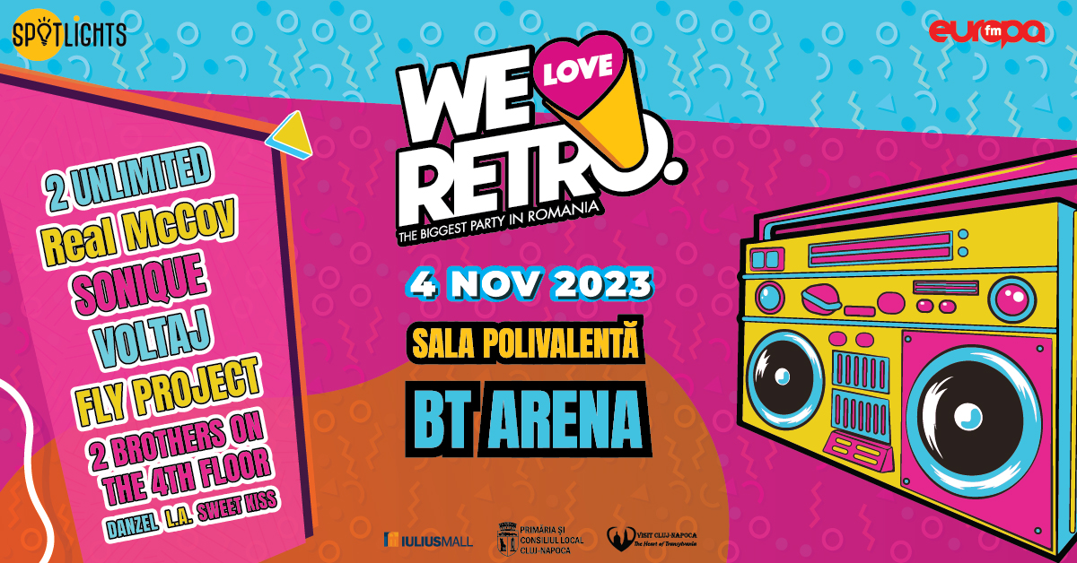 We Love Retro revine la Cluj-Napoca pe 4 noiembrie