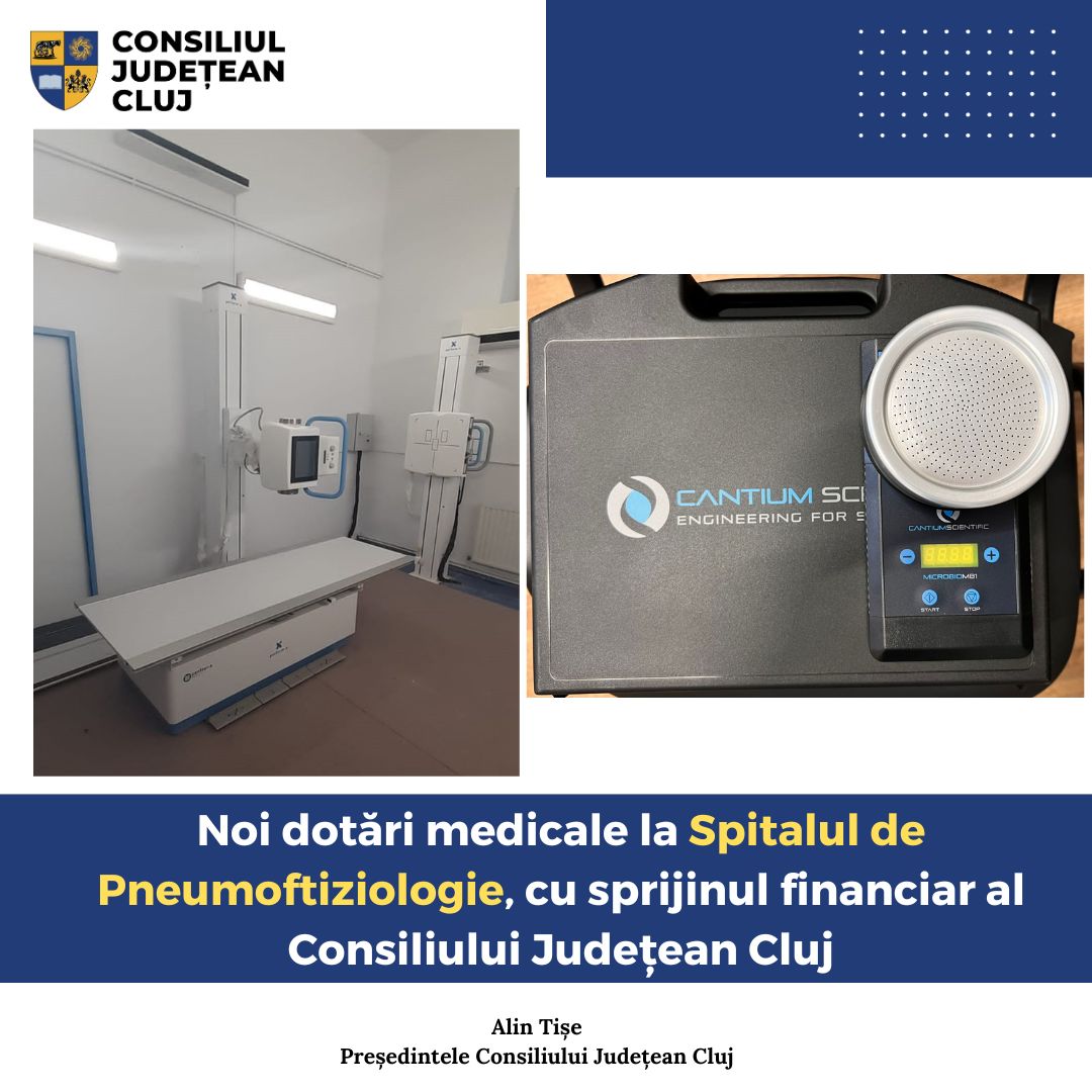 Dotări noi la spitalul de Pneumoftiziologie Cluj-Napoca