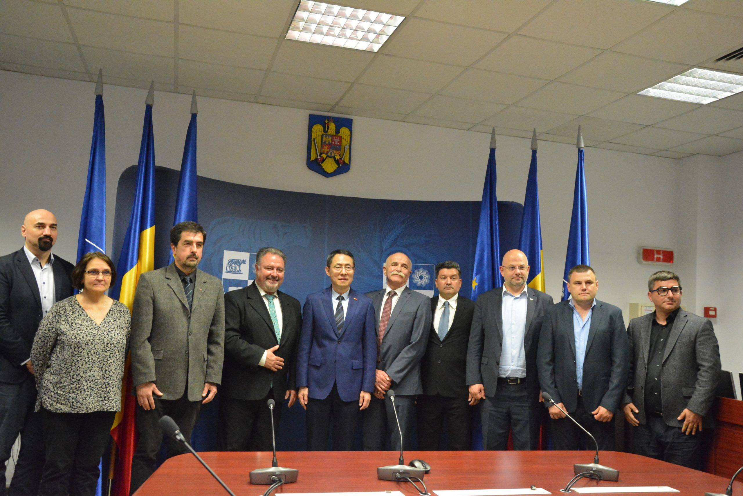 Ambasadorul Republicii Populare Chineze în România, vizită la Consiliul Județean Cluj