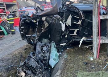 A rămas doar fier vechi. Accident rutier în Maramureș