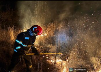 Pompierii maramureșeni au trecut prin foc