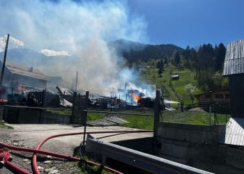 Maramureș | Acțiune în dinamică. Incendiu în Borșa
