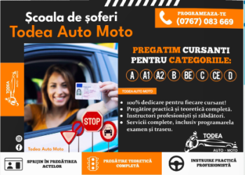 Todea Auto Moto – Drumul spre permis începe cu o echipă profesionistă