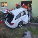 Accident rutier grav în Cătălina: Șofer încarcerat, intervenție de urgență a pompierilor băimăreni