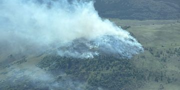 Incendiu de vegetație în Săpânța: Pompierii militari și voluntari luptă cu flăcările