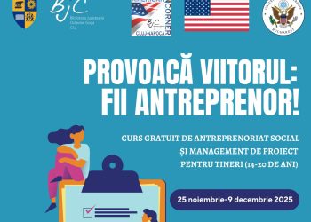 Biblioteca „Octavian Goga” Cluj, curs gratuit de antreprenoriat social și management de proiect pentru tineri. Pașii pentru înscriere