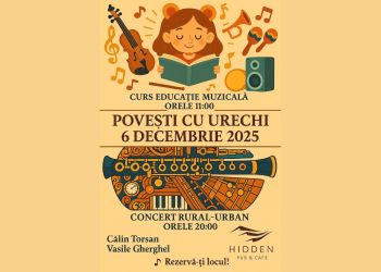 Curs interactiv despre misterele muzicii, pe 6 decembrie, la Hidden Pub&Caffe