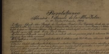 Un document istoric de prim rang: Rezoluția Unirii. Exemplar expus la Dej