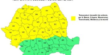 ANM avertizează: ger, ninsori și polei până pe 13 ianuarie