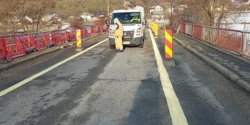 Podul din Vișeu de Jos, redeschis sub restricții severe