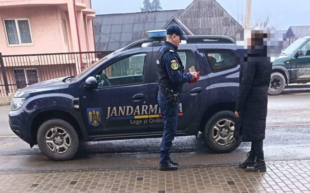 patrulă a Jandarmeriei