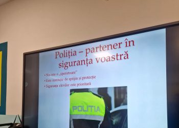 „Curajul de a spune NU bullyingului” – Activitate a polițiștilor din Baia Sprie în rândul elevilor la școala generală 2