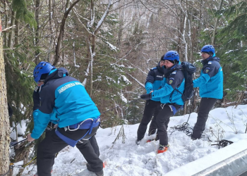 Jandarmii montani bistrițeni, pregătiri pentru intervenții în condiții extreme