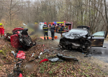 Încă un accident grav în județul Cluj. 3 victime încarcerate, una în stop cardio-respirator