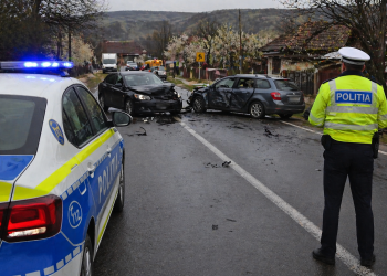 Accident în Maramureș. Șofer depistat cu 0,41 mg/l alcool