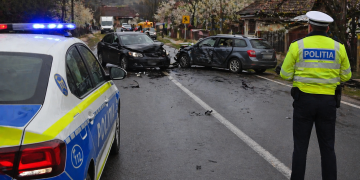 Accident în Maramureș. Șofer depistat cu 0,41 mg/l alcool