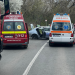 Accident grav la ieșire din Mediaș. 7 persoane implicate. Trafic blocat, intervenție cu elicopter SMURD