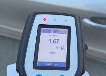 Gherlean reținut la Dej. A fost prins băut la volan: alcoolemie de 1,67 mg/l la volan