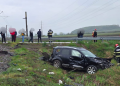 Accident feroviar între Beclean și Șintereag: trenul Bistrița–Cluj a lovit o mașină. 1 persoană rănită