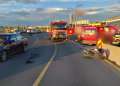 Accident la ieșire din Cluj-Napoca spre Florești. Motociclist rănit
