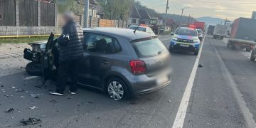 accident DN1C, accident Gherla, accident rutier Cluj, știri Gherla, accident azi Gherla, DN1C trafic, accident 23 aprilie Gherla