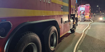Incendiu la o șură în Războieni-Cetate, Alba. Focul extins pe 30 mp