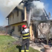 VIDEO | Incendiu în Bistrița, în cartierul Unirea. Aproximativ 80 mp afectați