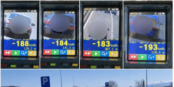 Șoferi prinși cu peste 200 km/h pe A1. Amenzi și permise suspendate după controale ale poliției