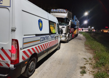 RAR și polițiștii, controale pe DN1 la Huedin: amenzi de 79.000 lei și vehicule imobilizate