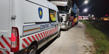 RAR și polițiștii, controale pe DN1 la Huedin: amenzi de 79.000 lei și vehicule imobilizate