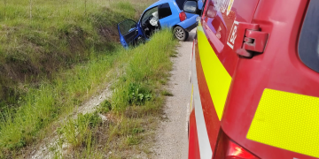 Octogenar rănit într-un accident la Bistrița-Năsăud