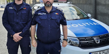Apel la 112 din Elveția și intervenția rapidă a polițiștilor din Beclean au salvat viața unui bărbat de 71 de ani