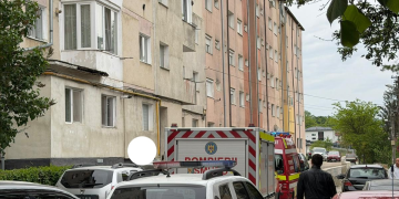 Intervenție pe strada Pepineriei din Municipiul Dej
