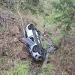 Accident în Muntele Băișorii. Mașină răsturnată într-o vale de patru metri