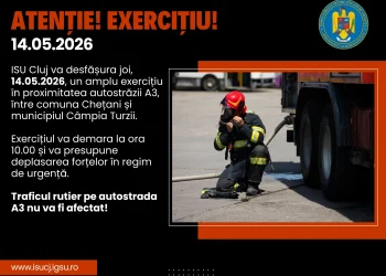 Exercițiu ISU pe Autostrada A3. Va fi activat Planul Roșu de Intervenție