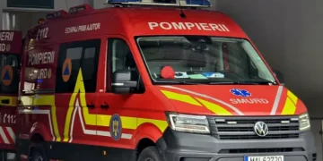 Accident în Josenii Bârgăului. Un copil aflat pe trotinetă a fost lovit de o mașină
