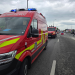 Accident rutier în zona sensului giratoriu Bărăbanț din Alba Iulia