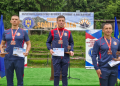 Pompierul sătmărean Kompasz Gabriel, pe podium la competiția națională „Scări pe Toaca”. Locul II la categoria peste 41 de ani