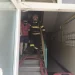 Incendiu într-un bloc din Cugir. Flăcările au cuprins un apartament, pompierii au evacuat locatarii